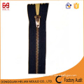 Wholesale High quality Nickel free YG brass 1/4 zipper for jeans pant